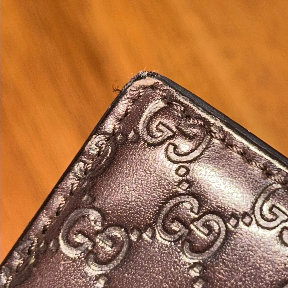 Authentic Gucci Microguccissima Card Case / Card Holder